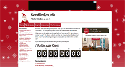 Desktop Screenshot of kerstliedjes.info